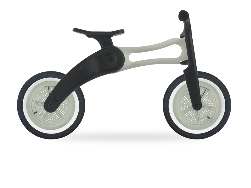 Tall recycled running bike