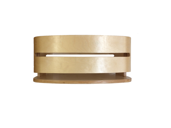 Wooden bent ply cargo bin