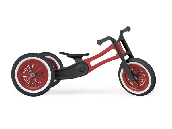 red recycled running trike