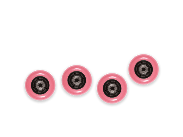 Pink mini-flip wheels