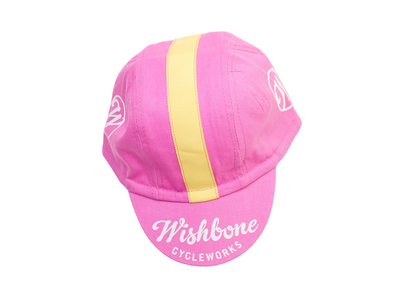 Pink childs cycling cap